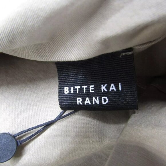 NEW BITTE KAI RAND Womens Cotton Twill Pant and Jacket Set Size M Beige - Picture 7 of 15